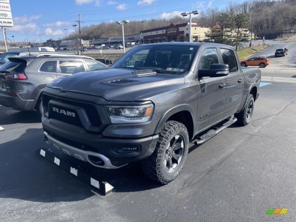 2020 1500 Rebel Crew Cab 4x4 - Granite Crystal Metallic / Black photo #1