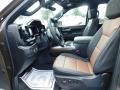 Jet Black/Umber Front Seat Photo for 2023 Chevrolet Silverado 1500 #146065724