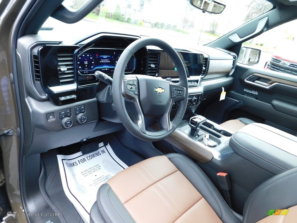 Jet Black/Umber Interior 2023 Chevrolet Silverado 1500 High Country Crew Cab 4x4 Photo #146065742