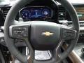Jet Black/Umber 2023 Chevrolet Silverado 1500 High Country Crew Cab 4x4 Steering Wheel