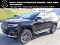 Diamond Black Crystal Pearl 2021 Jeep Grand Cherokee L Summit Reserve 4x4