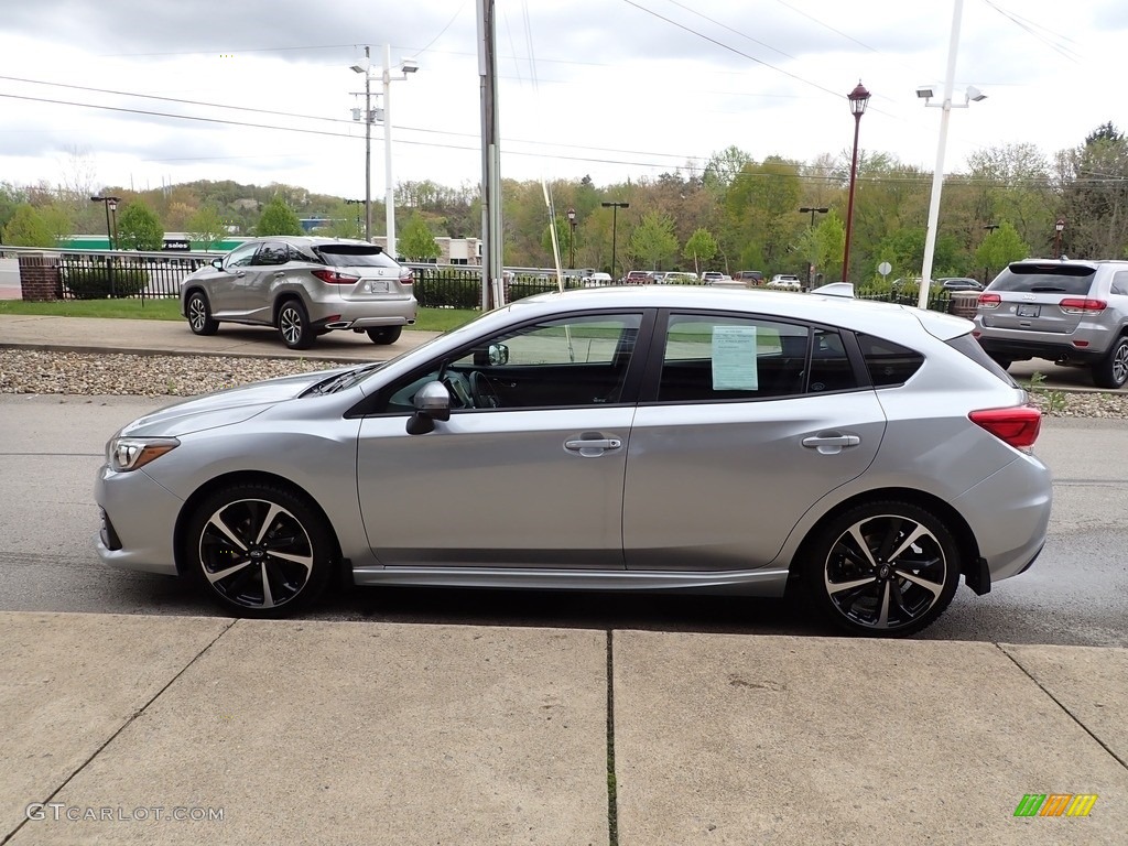2020 Impreza Sport 5-Door - Ice Silver Metallic / Black photo #5