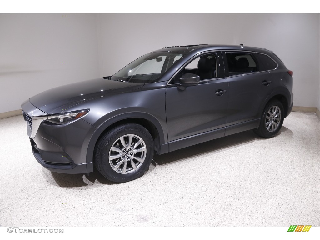 Machine Gray Metallic 2019 Mazda CX-9 Touring AWD Exterior Photo #146066045