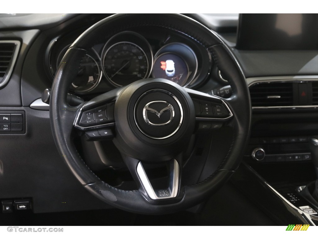 2019 Mazda CX-9 Touring AWD Black Steering Wheel Photo #146066133