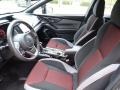 2020 Subaru Impreza Black Interior Front Seat Photo