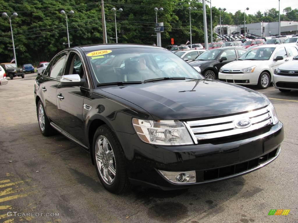 2008 Taurus Limited - Black Clearcoat / Black photo #5