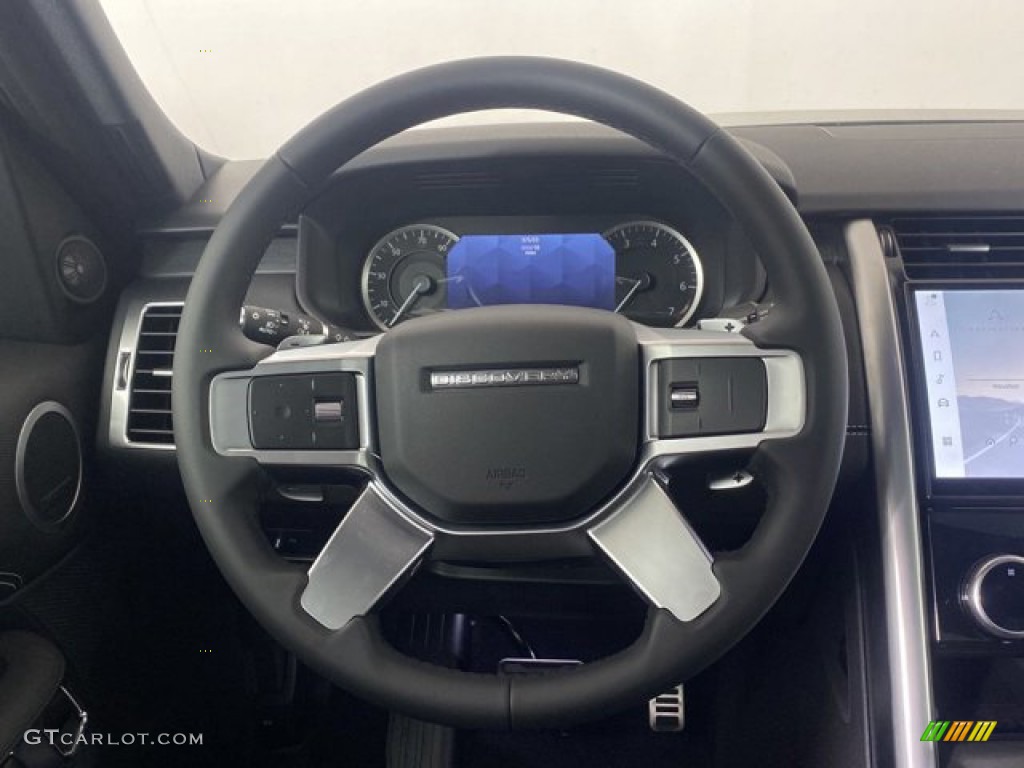 2023 Land Rover Discovery P360 S R-Dynamic Ebony/Ebony Steering Wheel Photo #146066828