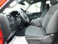 Jet Black Front Seat Photo for 2023 Chevrolet Silverado 1500 #146066930