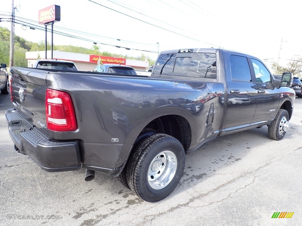 2023 3500 Laramie Crew Cab 4x4 - Granite Crystal Metallic / Black photo #6