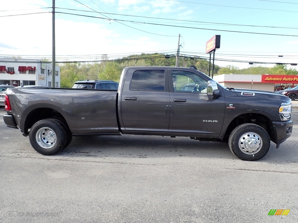 Granite Crystal Metallic 2023 Ram 3500 Laramie Crew Cab 4x4 Exterior Photo #146066966