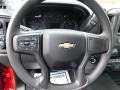 Jet Black Steering Wheel Photo for 2023 Chevrolet Silverado 1500 #146066996