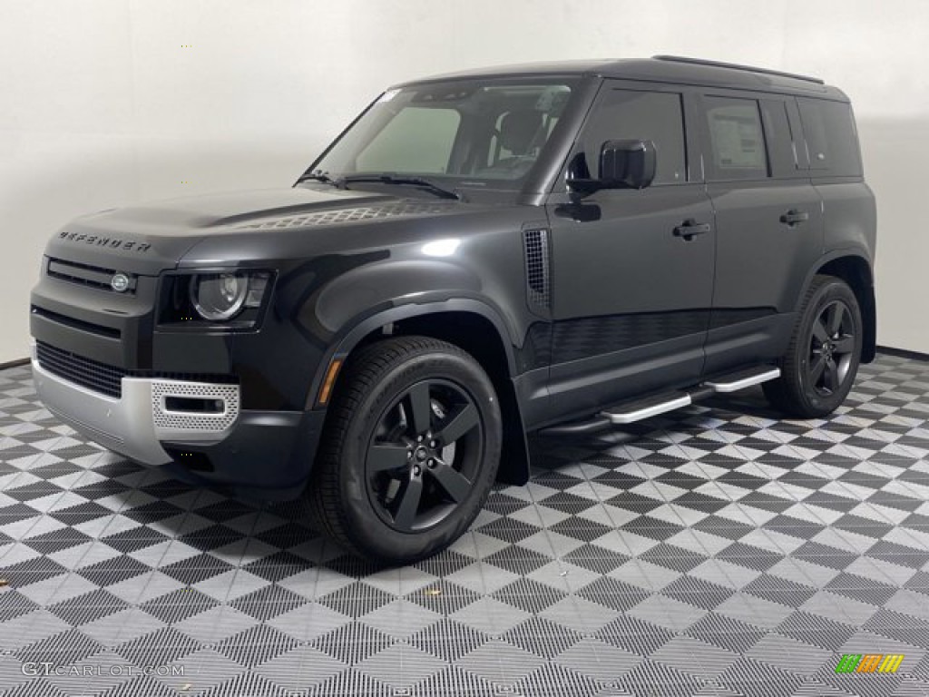 Santorini Black Metallic 2023 Land Rover Defender 110 SE Exterior Photo #146067020