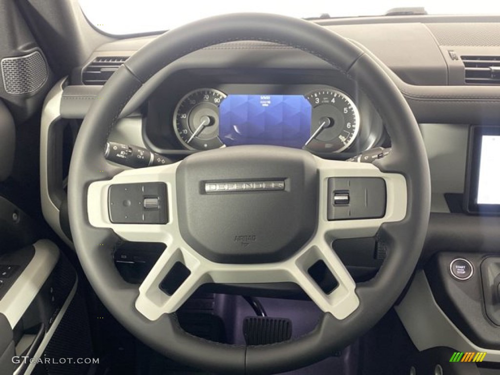 2023 Land Rover Defender 110 SE Ebony Steering Wheel Photo #146067293