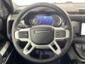 Ebony 2023 Land Rover Defender 110 SE Steering Wheel