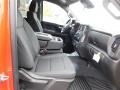 Jet Black Front Seat Photo for 2023 Chevrolet Silverado 1500 #146067365