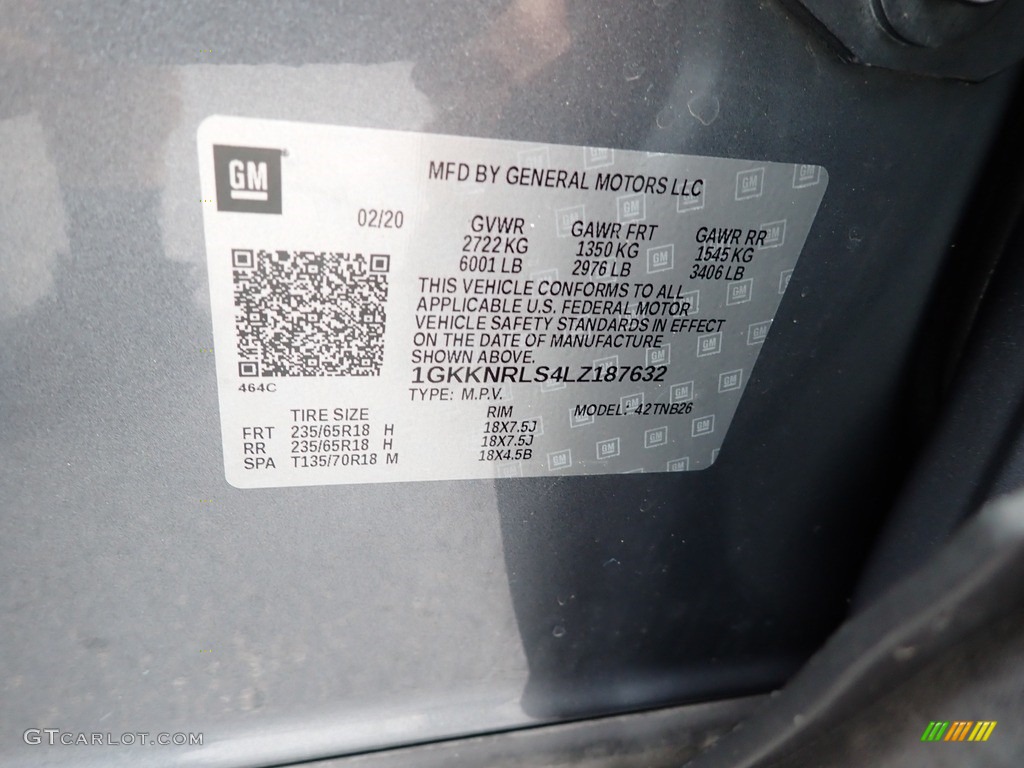 2020 Acadia SLE AWD - Satin Steel Metallic / Jet Black photo #30