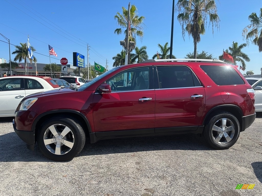 2011 Acadia SLT AWD - Red Jewel Tintcoat / Cashmere photo #5