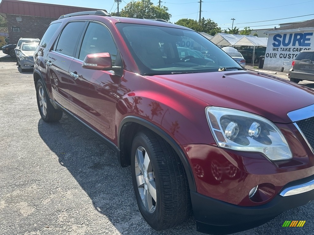 2011 Acadia SLT AWD - Red Jewel Tintcoat / Cashmere photo #6