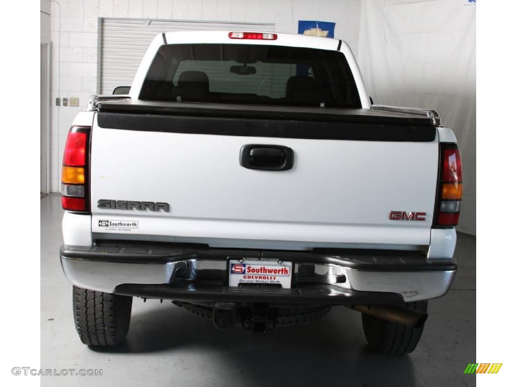 2004 Sierra 2500HD SLT Crew Cab 4x4 - Summit White / Neutral photo #3
