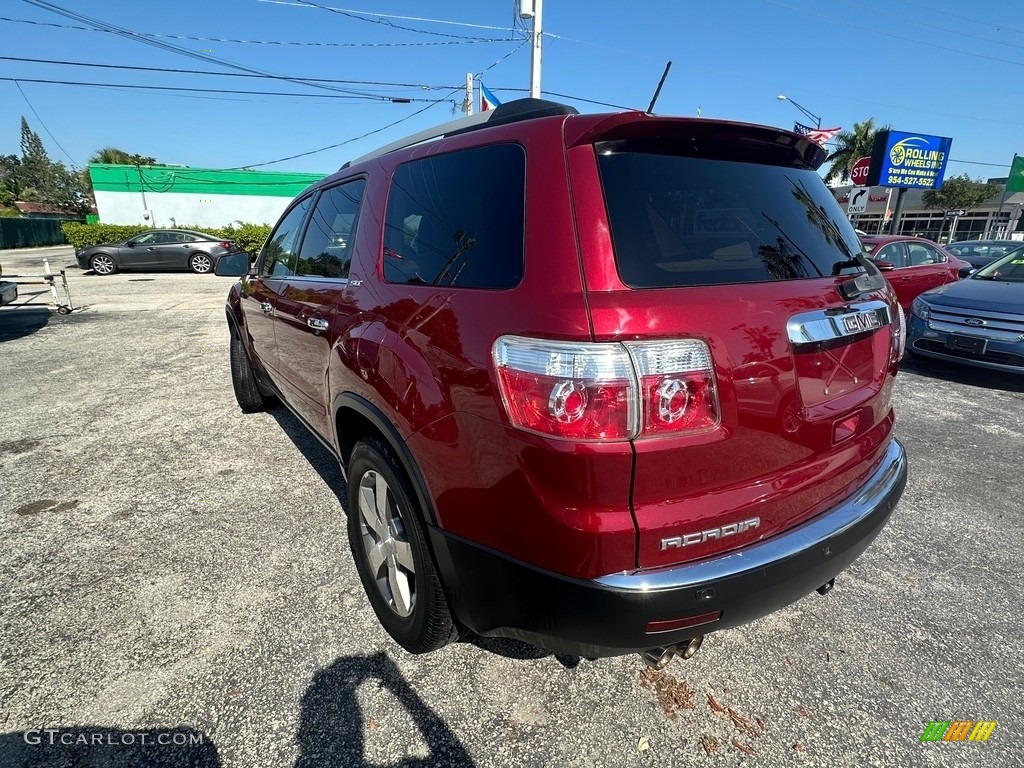 2011 Acadia SLT AWD - Red Jewel Tintcoat / Cashmere photo #11