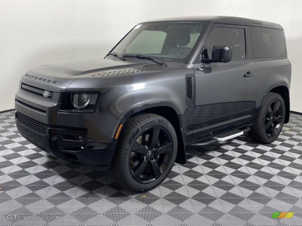 Carpathian Gray Metallic 2023 Land Rover Defender 90 V8 Exterior Photo #146067881