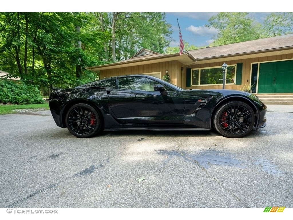2016 Corvette Z06 Coupe - Black / Jet Black photo #8