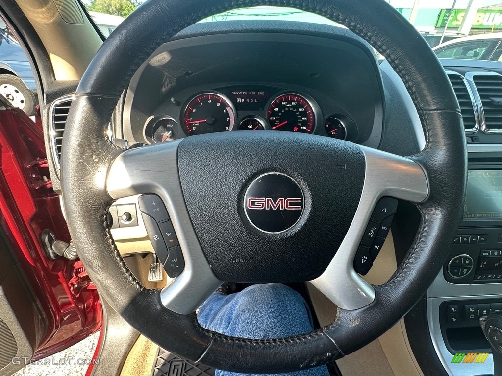 2011 Acadia SLT AWD - Red Jewel Tintcoat / Cashmere photo #26