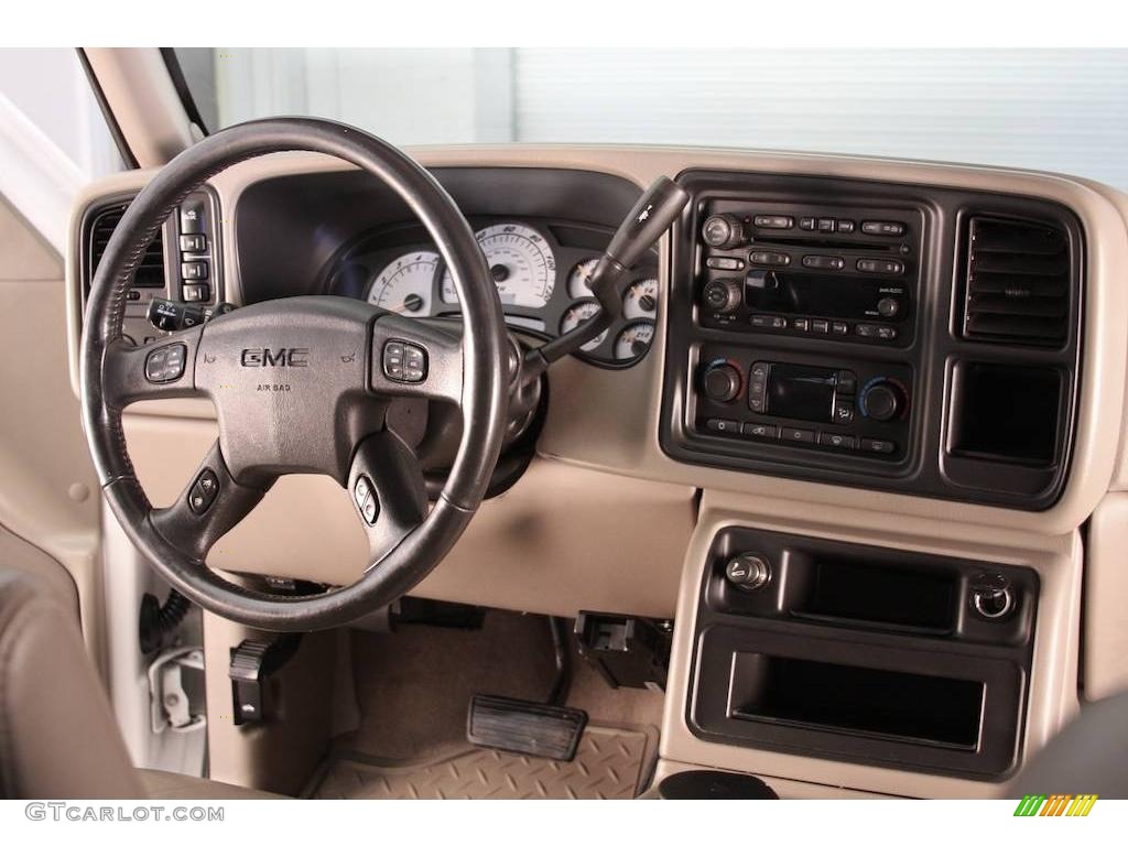 2004 Sierra 2500HD SLT Crew Cab 4x4 - Summit White / Neutral photo #7