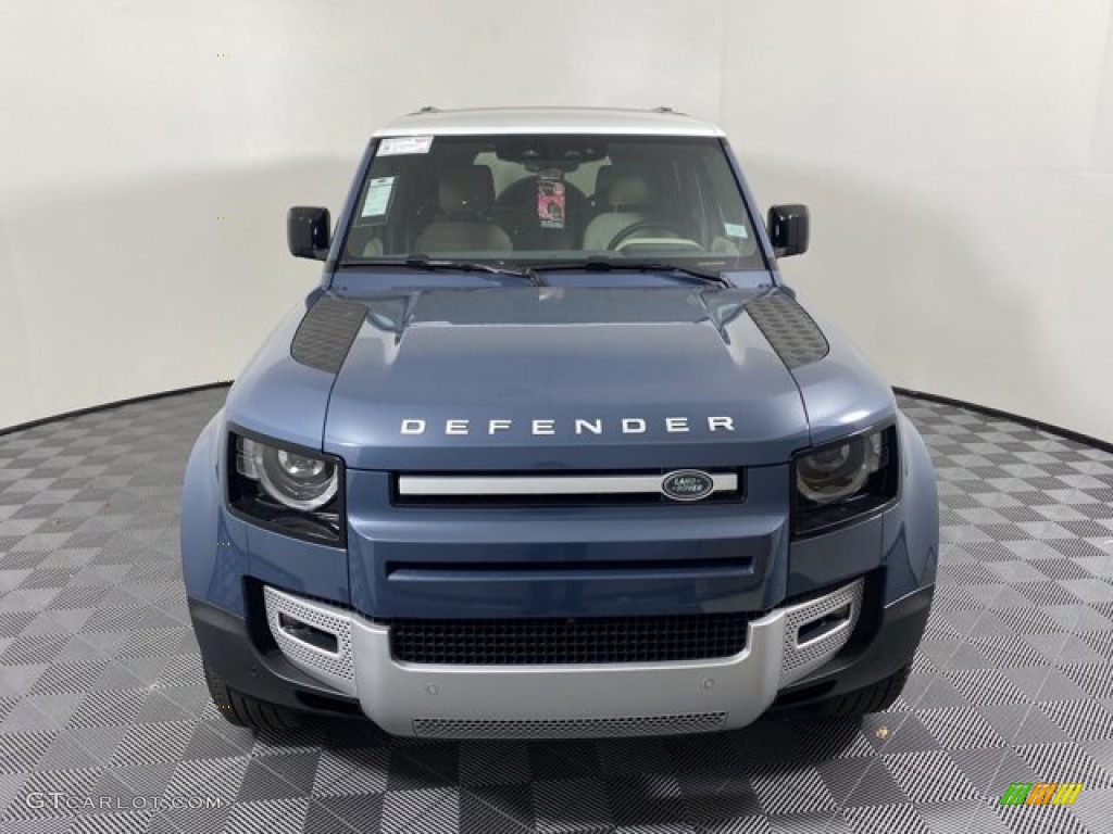 2023 Defender 110 SE - Tasman Blue Metallic / Acorn photo #8