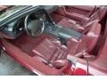 1993 Chevrolet Corvette Ruby Red Interior Front Seat Photo
