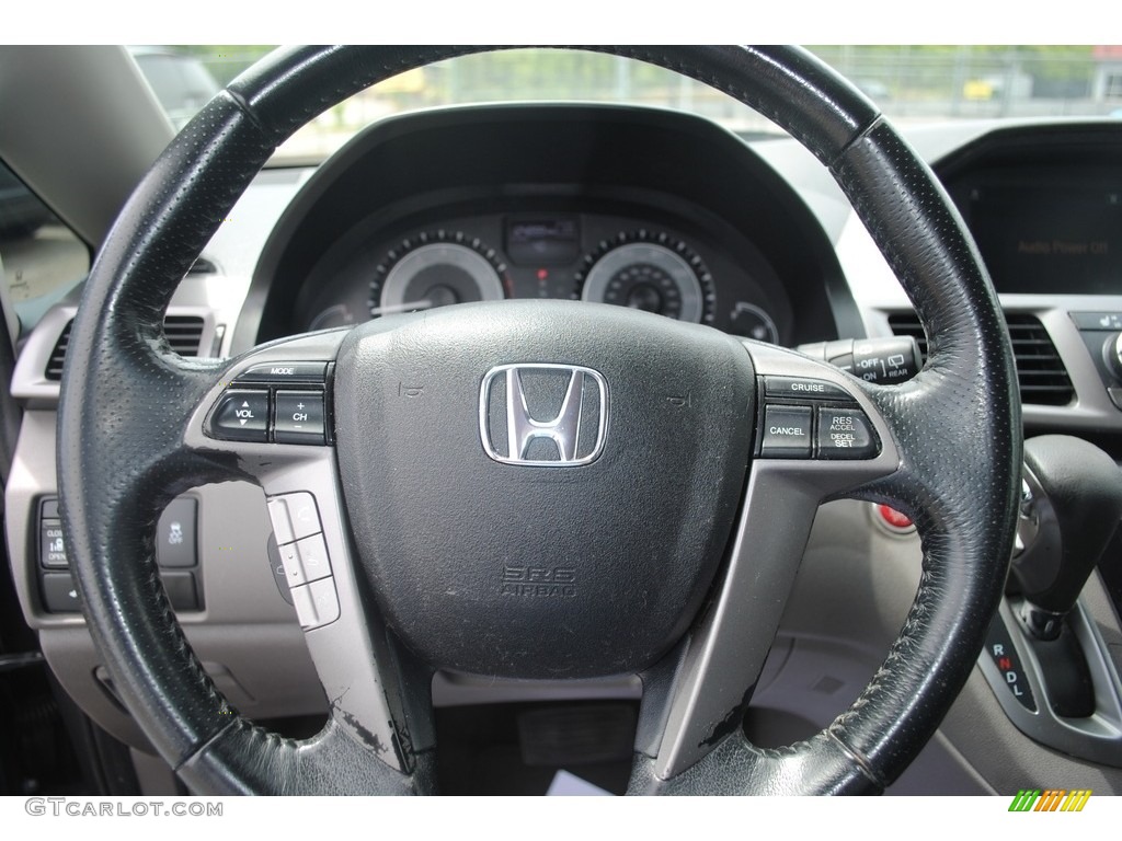 2015 Odyssey EX-L - Modern Steel Metallic / Gray photo #12