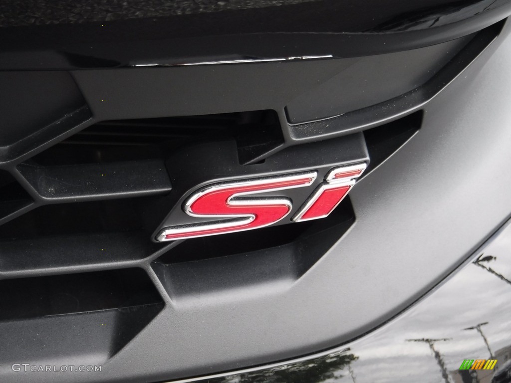 2022 Civic Si Sedan - Crystal Black Pearl / Black/Red photo #6