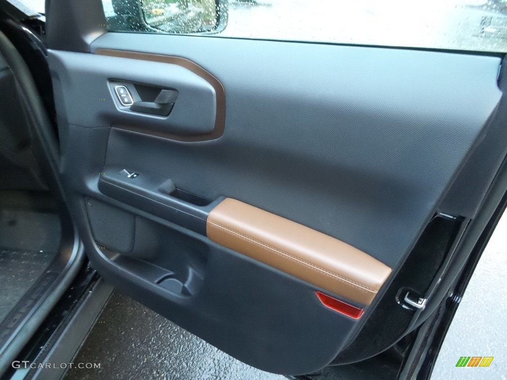 2022 Ford Bronco Sport Outer Banks 4x4 Ebony/Roast Door Panel Photo #146069271