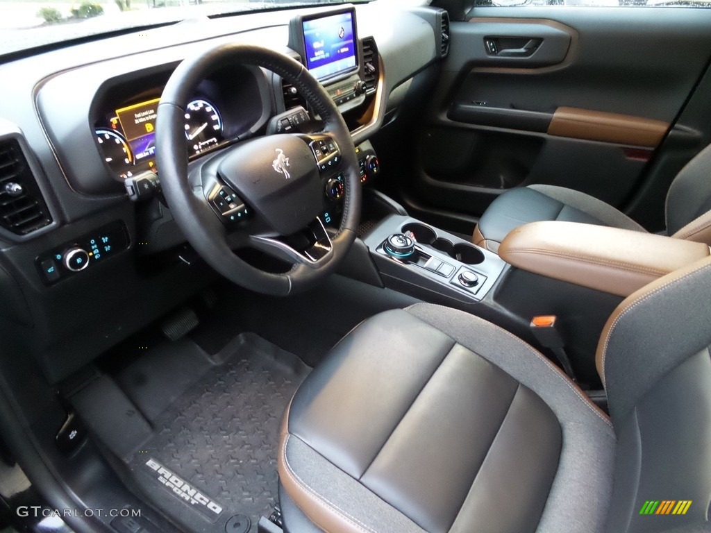 Ebony/Roast Interior 2022 Ford Bronco Sport Outer Banks 4x4 Photo #146069370