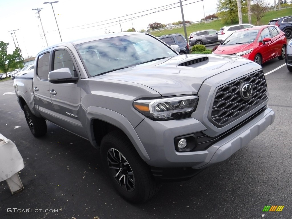 2020 Tacoma TRD Sport Double Cab 4x4 - Cement / TRD Cement/Black photo #7