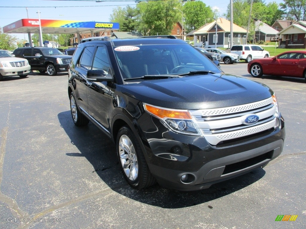 2015 Explorer XLT 4WD - Tuxedo Black / Charcoal Black photo #5