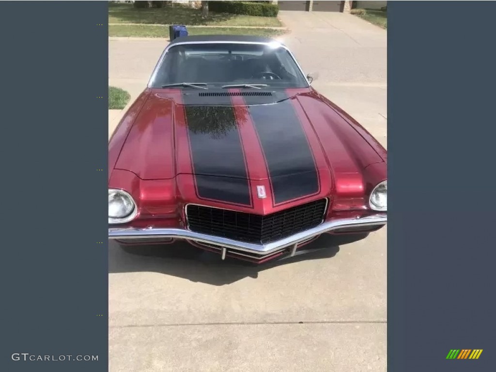 1971 Camaro Coupe - Dark Red Metallic / Black photo #9