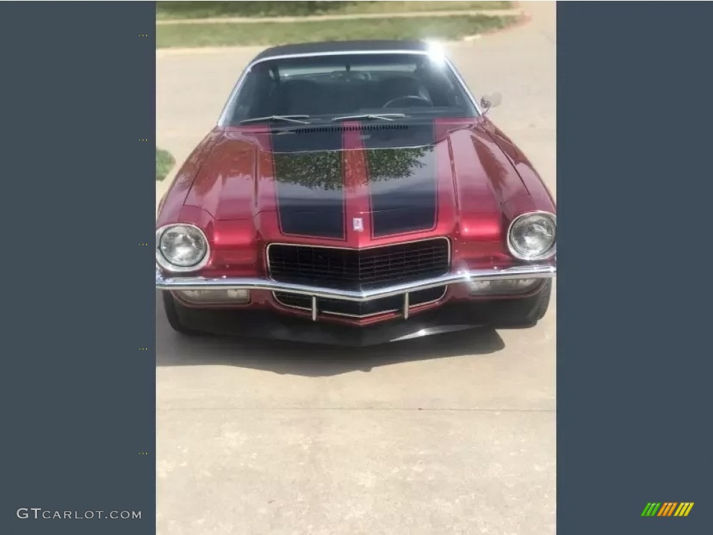 1971 Camaro Coupe - Dark Red Metallic / Black photo #11