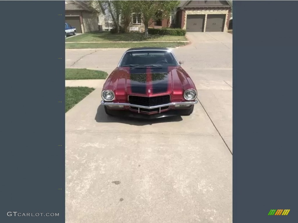 1971 Camaro Coupe - Dark Red Metallic / Black photo #12