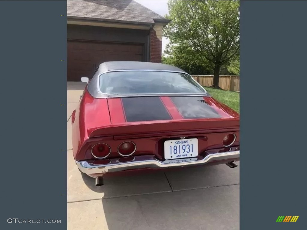 1971 Camaro Coupe - Dark Red Metallic / Black photo #17