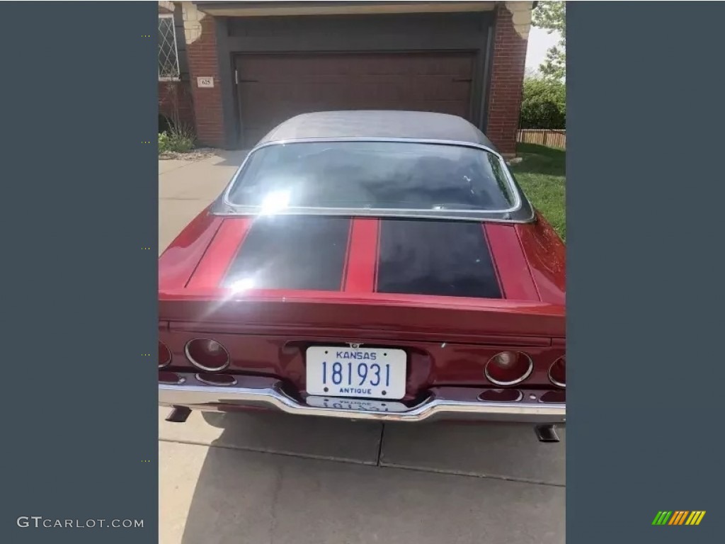 1971 Camaro Coupe - Dark Red Metallic / Black photo #25