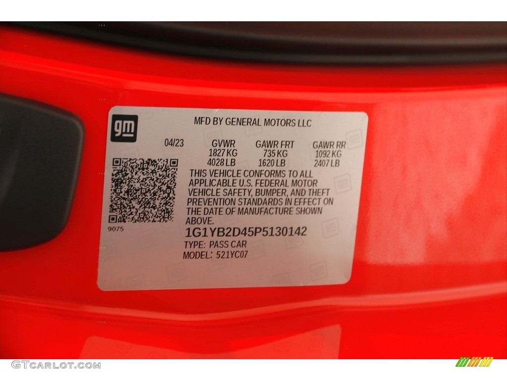 2023 Corvette Stingray Coupe - Torch Red / Jet Black photo #26