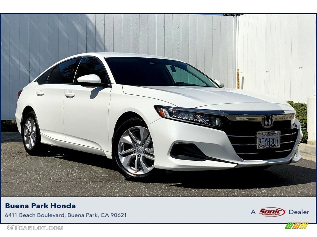 2021 Accord LX - Platinum White Pearl / Black photo #1
