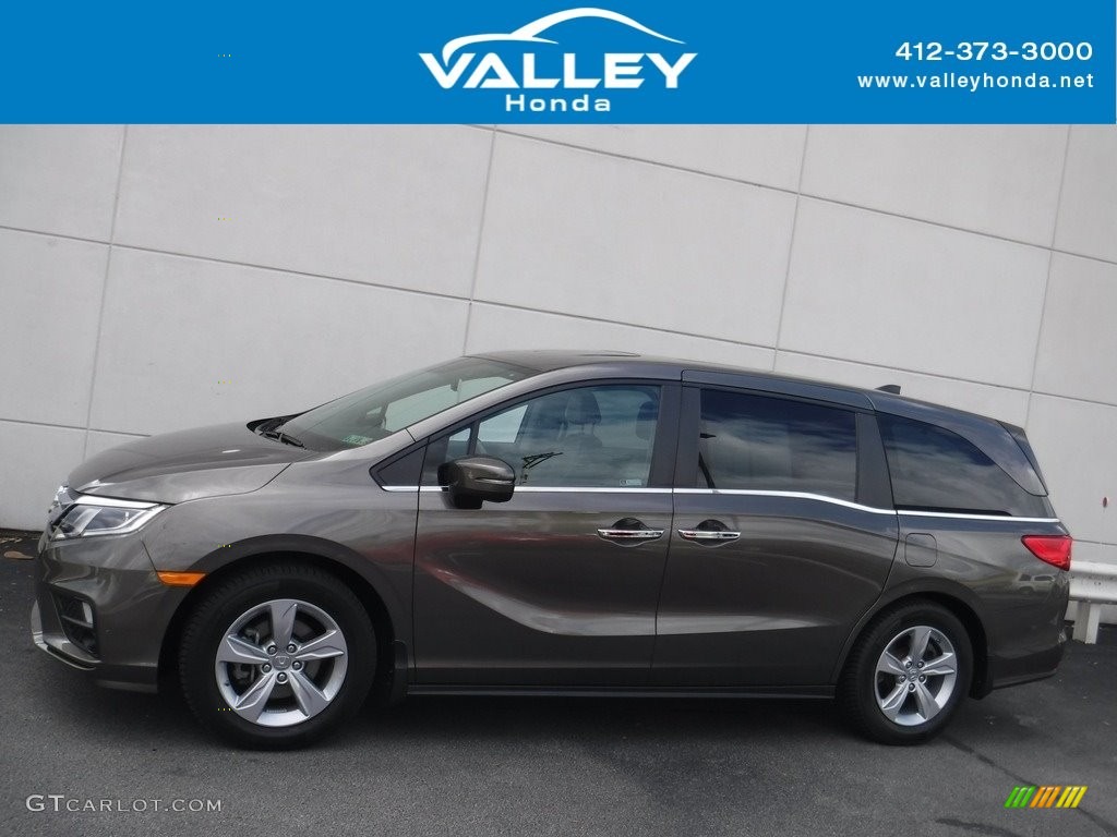 2019 Odyssey EX-L - Pacific Pewter Metallic / Mocha photo #2