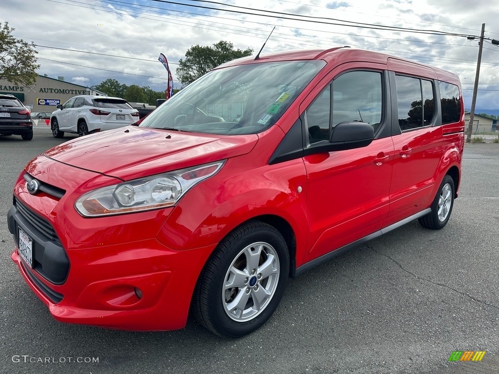 Race Red 2016 Ford Transit Connect XLT Wagon Exterior Photo #146071661
