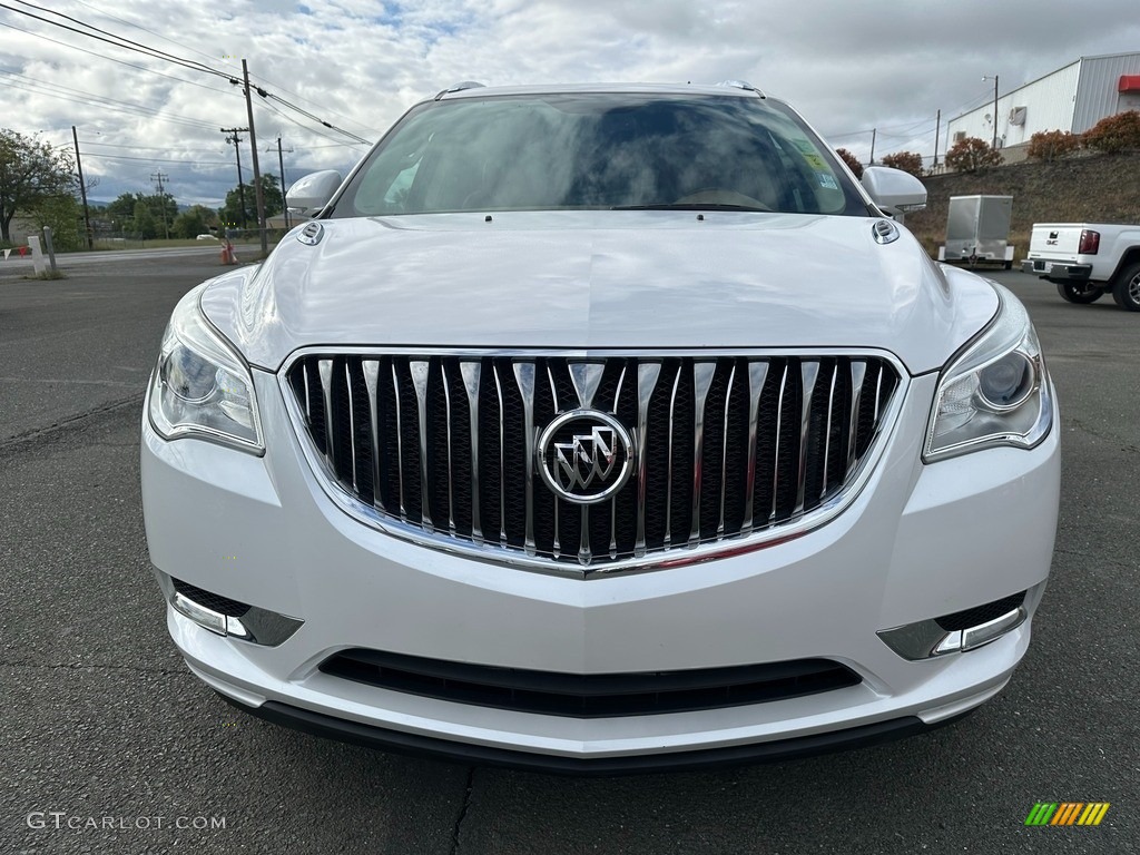 2017 Enclave Leather AWD - White Frost Tricoat / Choccachino photo #2