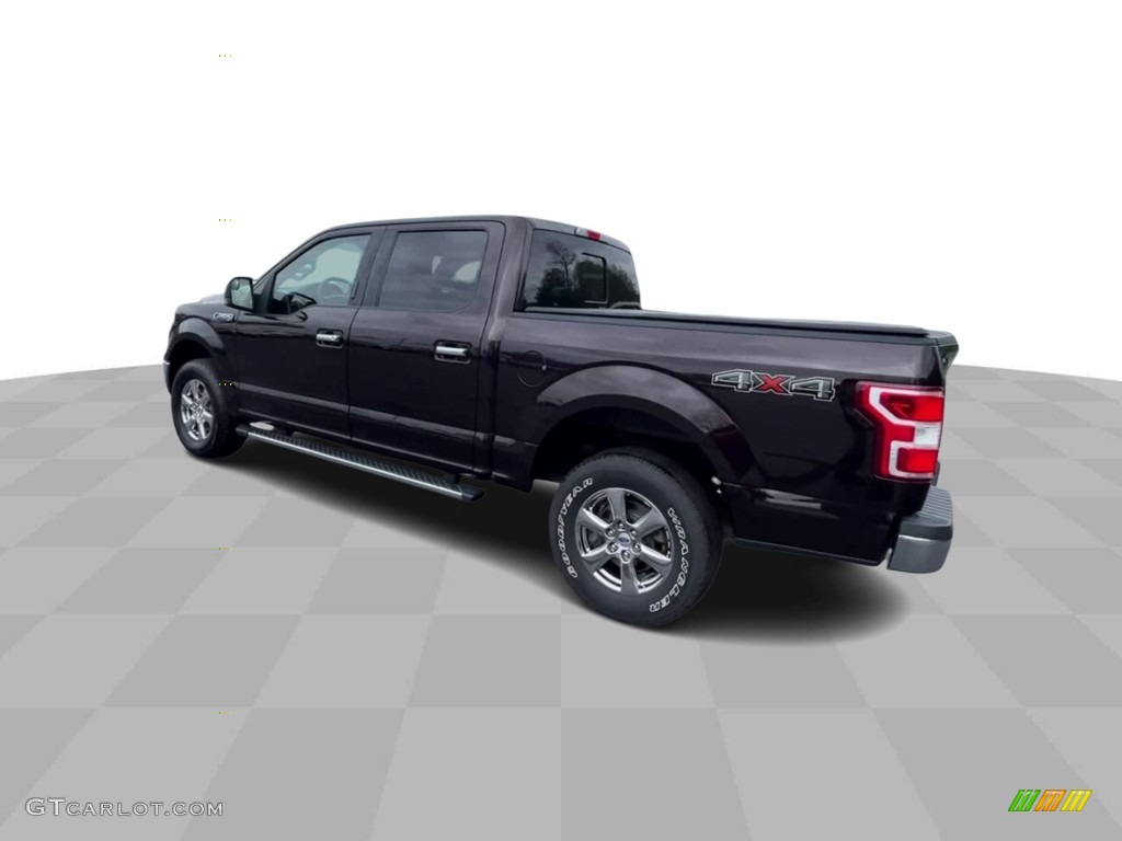 2019 F150 XLT SuperCrew 4x4 - Magma Red / Earth Gray photo #6