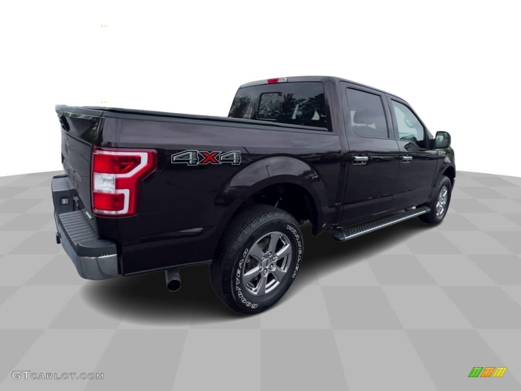 2019 F150 XLT SuperCrew 4x4 - Magma Red / Earth Gray photo #8