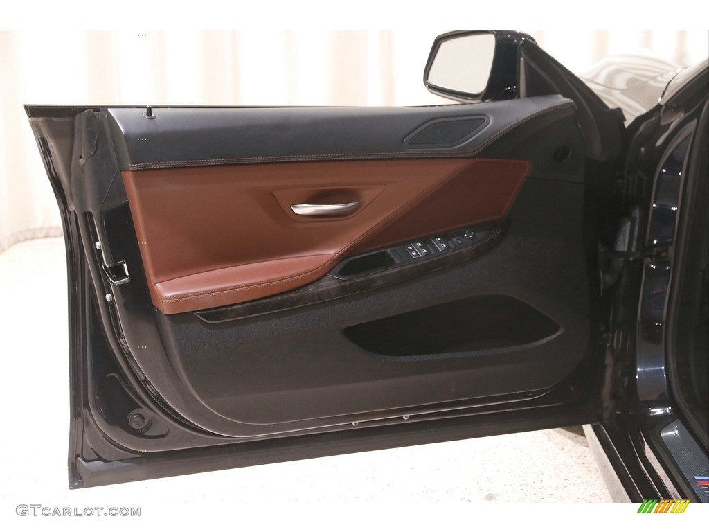 2014 6 Series 650i xDrive Gran Coupe - Carbon Black Metallic / Cinnamon Brown photo #4