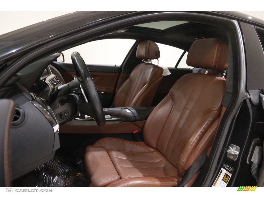 2014 6 Series 650i xDrive Gran Coupe - Carbon Black Metallic / Cinnamon Brown photo #5